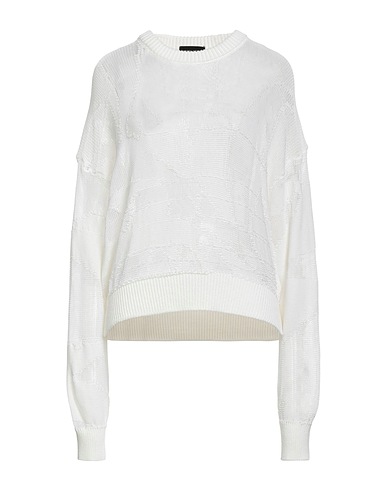 ROBERTO COLLINA Sweater Ivory 85% Cotton, 15% Nylon