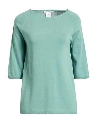 KANGRA Sweater Light green 100% Cotton