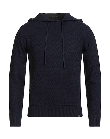 EMPORIO ARMANI Sweater Midnight blue 45% Acrylic, 35% Lyocell, 20% Wool