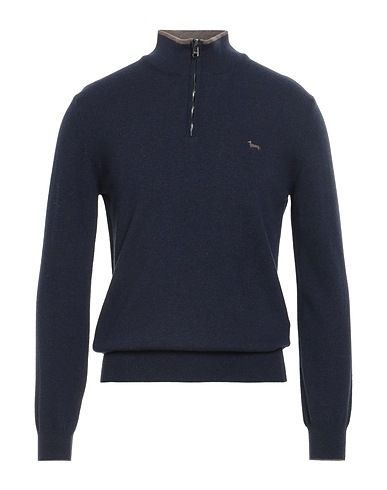 HARMONT & BLAINE Jumper Midnight blue 40% Wool, 30% Viscose, 20% Polyamide, 10% Cashmere