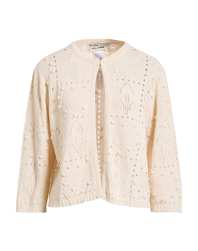 TWINSET Cardigan PANNA 35% Polyamide, 30% Viscose, 30% Wool, 5% Cashmere