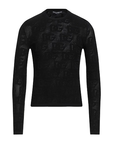 DOLCE&GABBANA Jumper Black 83% Viscose, 17% Polyester