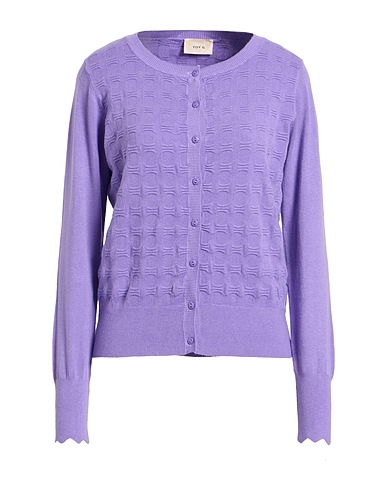 TOY G. Cardigan Viola 56% Viscosa, 28% Poliestere, 16% Poliammide