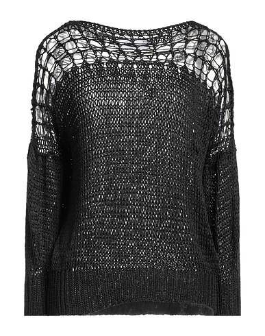 MR MASSIMO REBECCHI Sweater Black 72% Acrylic, 28% Polyamide