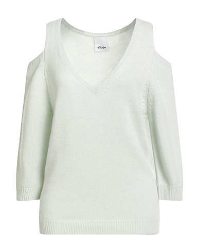 ALLUDE Pullover Säuregrün 70% Schurwolle, 30% Kaschmir