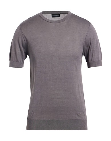 EMPORIO ARMANI Sweater Grey 100% Mulberry silk