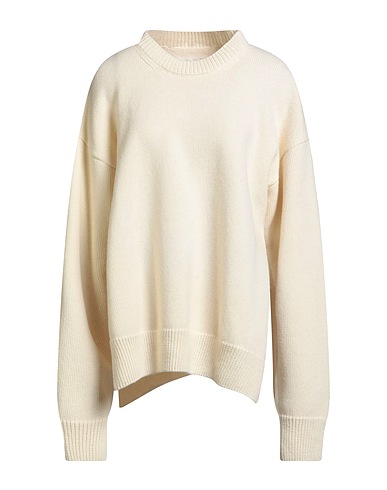 JIL SANDER Jumper Cream 95% Wool, 5% Cashmere
