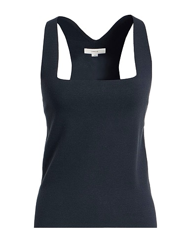 VINCE. Top Charcoal 64% Viscose, 27% Polyester, 7% Nylon, 2% Elastane