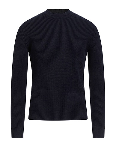 LARDINI Pullover Bleu nuit 55% Laine, 45% Cachemire