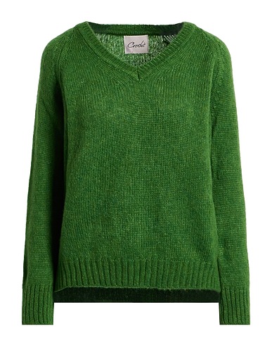 CROCHÈ Sweater Green 75% Virgin Wool, 25% Polyamide