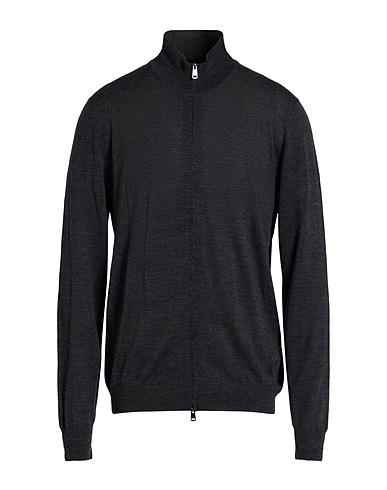 FAY Cardigan Charcoal 70% Virgin Wool, 30% Silk
