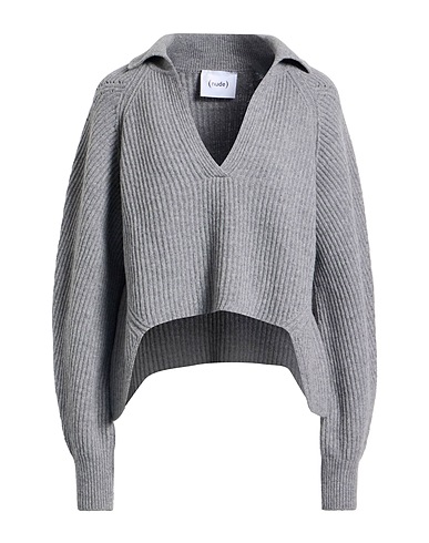 NUDE Sweater Grey 100% Virgin Wool