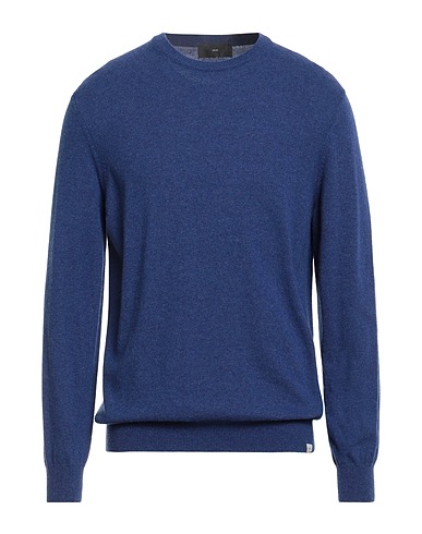 LIU •JO MAN Jumper Navy blue 30% Wool, 30% Viscose, 30% Polyamide, 10% Cashmere