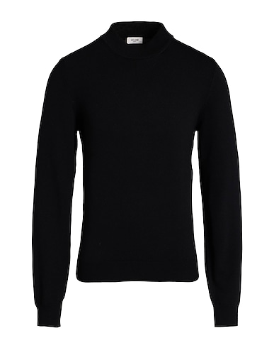 CELINE Jumper Black 91% Wool, 8% Polyamide, 1% Elastane