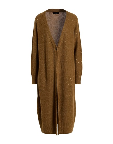 FABIANA FILIPPI Cardigan Cammello 48% Lana Vergine, 20% Seta, 17% Cachemire, 11% Lana di alpaca, 4% Poliestere