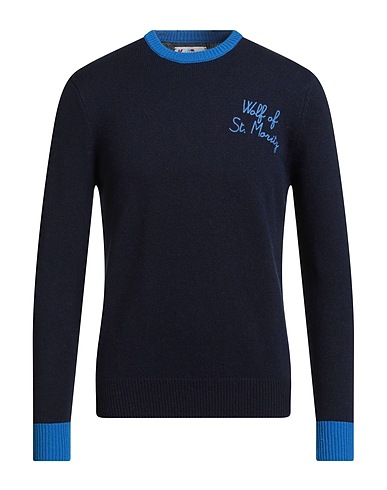 MC2 SAINT BARTH Jumper Midnight blue 30% Wool, 25% Viscose, 25% Polyamide, 10% Cashmere, 10% Alpaca wool