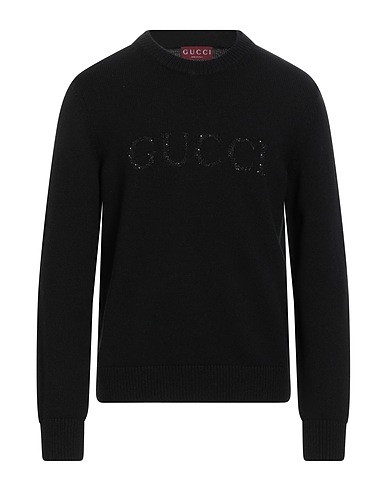 GUCCI Jumper Black 70% Wool, 30% Cashmere, Polyester, Viscose