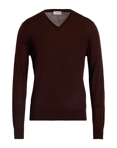 BALLANTYNE Sweater Chocolate brown 100% Wool