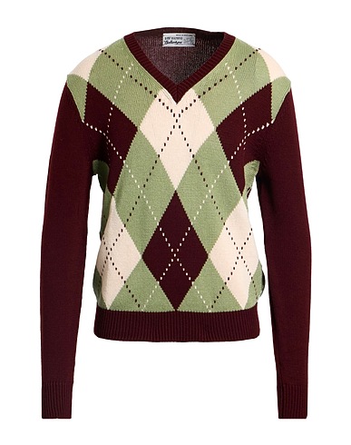 BALLANTYNE Cashmere jumper RAW DIAMOND BY BALLANTYNE
 Burgundy 100% Cashmere