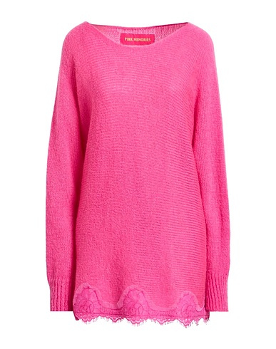 PINK MEMORIES Jumper Fuchsia 50% Polyester, 46% Mohair wool, 4% Wool