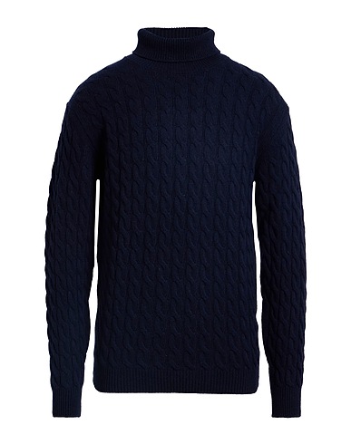 WOOL & CO Polo neck Midnight blue 80% Wool, 20% Polyamide