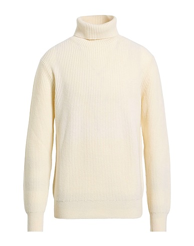 BALLANTYNE Rollkragenpullover Elfenbein 100% Wolle