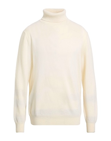 BALLANTYNE Polo neck Ivory 100% Wool