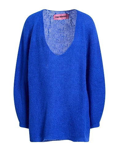 PINK MEMORIES Jumper Bright blue 50% Polyamide, 46% Mohair wool, 4% Wool