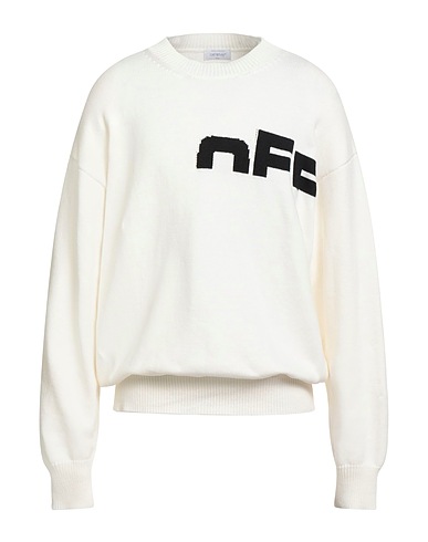 OFF-WHITE™ Pullover Weiß 76% Baumwolle, 24% Polyamid