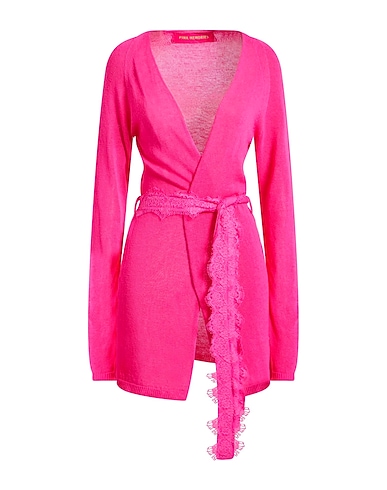 PINK MEMORIES Ζακέτα Φούξια 69% Βισκόζη, 27% Λινό, 4% Πολυαμίδη