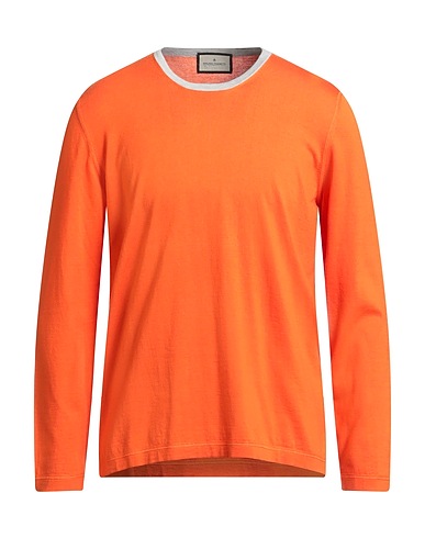 BRUNO MANETTI Sweater Orange 85% Cotton, 15% Cashmere