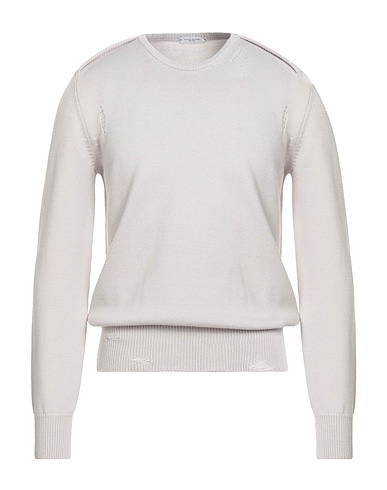 PAOLO PECORA Sweater GRIGIO CHIARO 100% Virgin Wool