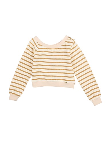 LIU •JO Sweatshirt Beige 50% Cotton, 33% Polyester, 10% Viscose, 5% Other Fibres, 2% Polyamide