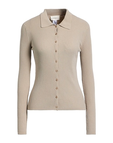 VICOLO Strickjacke Sand 70% Viskose, 30% Polyester