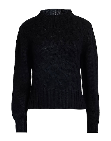 CARACTÈRE Rollkragenpullover Schwarz 54% Viskose, 46% Schurwolle