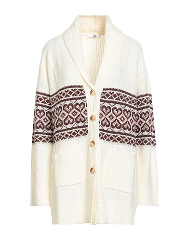 TWINSET Cardigan U&B
 Ivory 55% Acrylic, 22% Polyamide, 15% Wool, 8% Mohair wool
