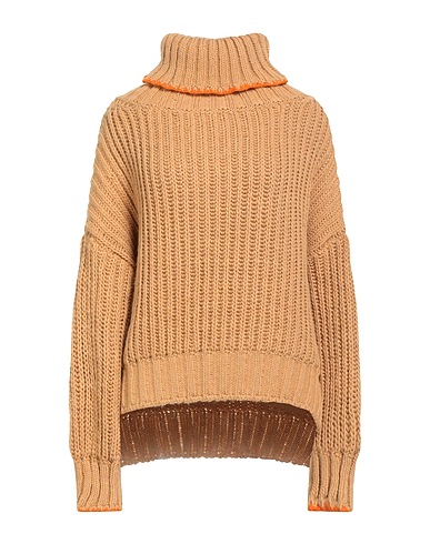 MÊME ROAD Turtleneck Sand 75% Acrylic, 15% Polyester, 10% Wool