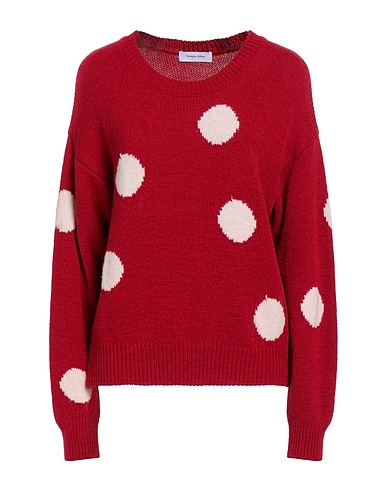 GIORGIA & JOHNS Jumper Red 62% Acrylic, 23% Wool, 10% Alpaca wool, 4% Nylon, 1% Elastane