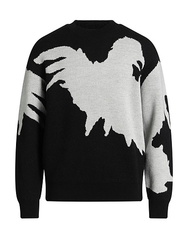 EMPORIO ARMANI Pullover Nero 100% Lana Vergine