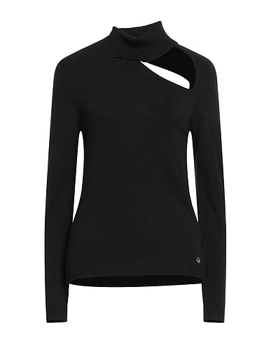 LA MÊME ROAD Turtleneck Black 50% Viscose, 27% Polyester, 23% Polyamide