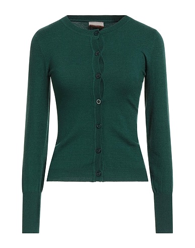 GIORGIA  & JOHNS Cardigan PREVIEW Emerald green 50% Viscose, 28% Polyester, 22% Polyamide