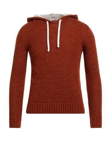 PAUL MIRANDA Jumper Brown 42% Acrylic, 30% Polyamide, 14% Wool, 14% Mohair wool