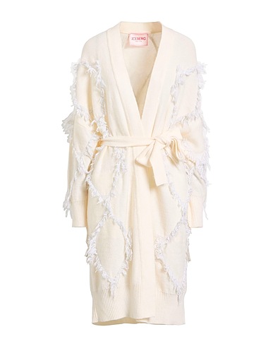 ICEBERG Cardigan Ivory 52% Wool, 30% Mohair wool, 18% Polyamide