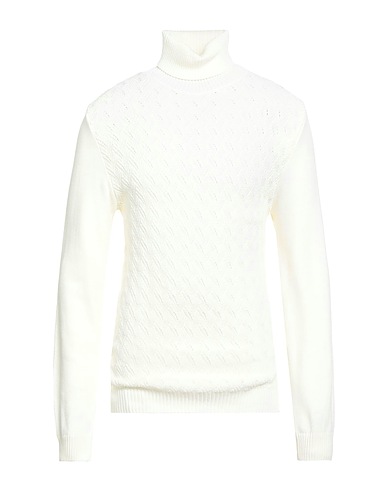WHY NOT BRAND Polo neck Cream 70% Acrylic, 30% Wool