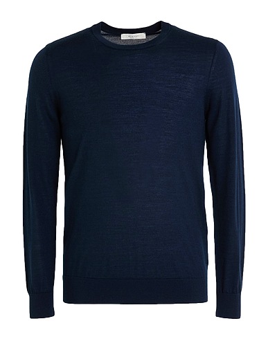 DIKTAT プルオーバー ミッドナイトブルー ウール 70% / シルク 20% / カシミヤ 10%