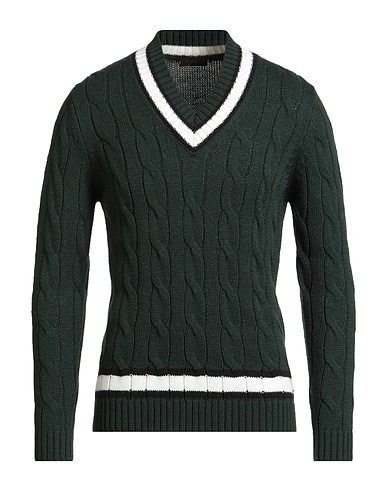 MARKUP Jumper Dark green 80% Acrylic, 20% Wool
