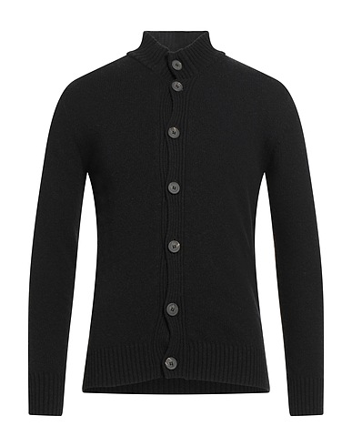 NE PAS Cardigan Black 100% Merino Wool