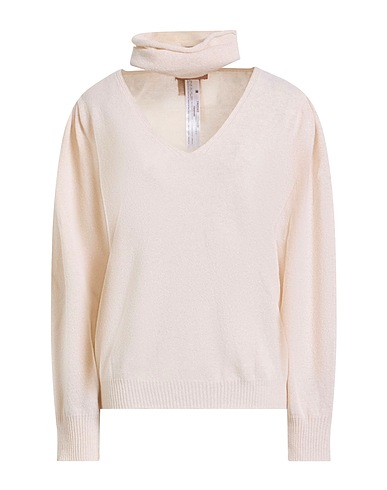 TWINSET Jumper Cream 77% Wool, 13% Cashmere, 10% Polyester