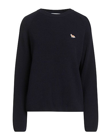 MAISON KITSUNÉ Sweater Midnight blue 80% Cotton, 20% Wool