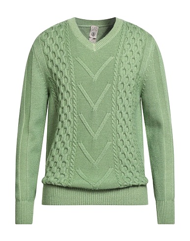 H953 Sweater Green 100% Merino Wool